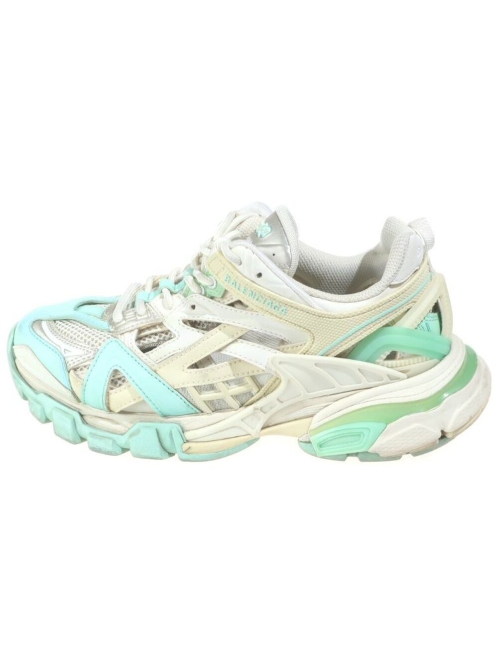 Balenciaga Track Trainers Zu 2 Low-Cut Sneakers Light Green 24 Us6